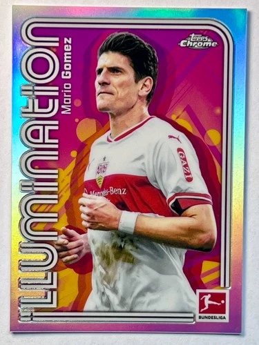Mario Gomez 2025 Topps Chrome Bundesliga Illumination Refractor