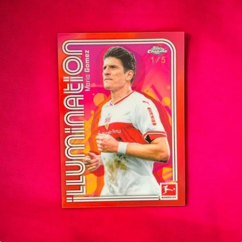 Mario Gomez 2025 Topps Chrome Bundesliga Red /5