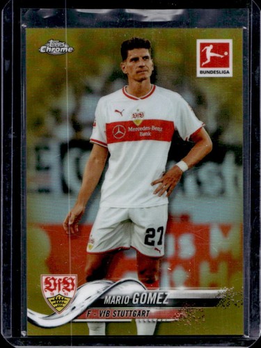 Mario Gomez 2018 Topps Chrome Gold Refractor /50