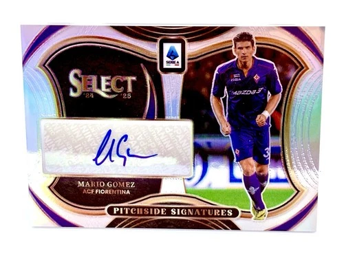 Mario Gomez 2024 Panini Select Serie A Silver Prizm
