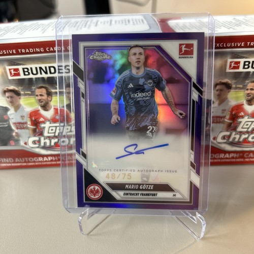 Mario Götze 2025 Topps Bundesliga Chrome /75