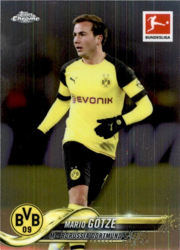 Mario Götze 2018 Topps Chrome Bundesliga 73