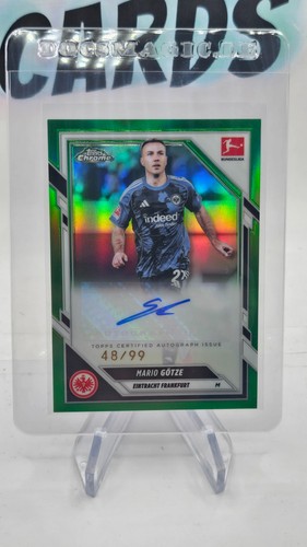 Mario Götze 2025 Topps Chrome Green /99
