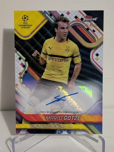 Mario Götze 2024 Topps Finest Black /10