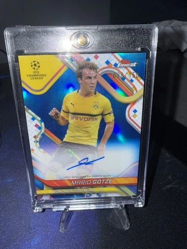 Mario Götze 2024 Topps Finest Blue Refractor /150
