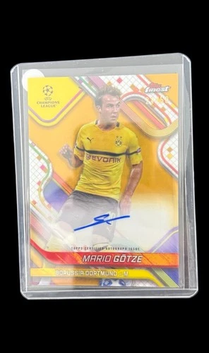 Mario Götze 2024 Topps Finest Gold /50