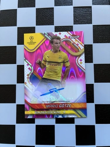Mario Götze 2024 Topps Finest Magenta /75
