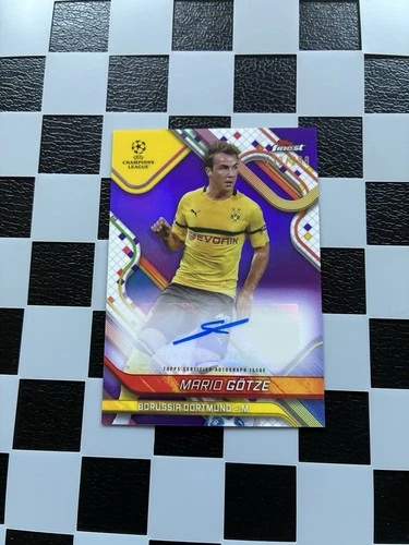 Mario Götze 2024 Topps Finest Purple /299