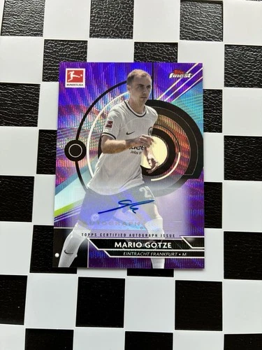 Mario Götze 2023 Topps Finest Purple /80