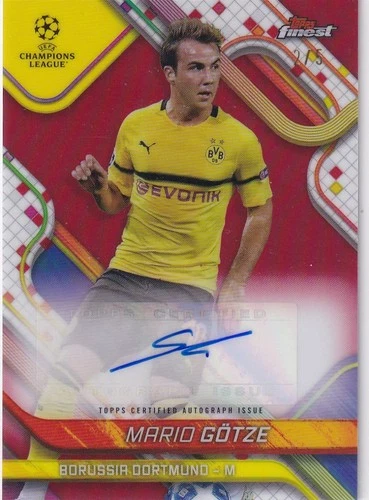 Mario Götze 2024 Topps Finest Red /5