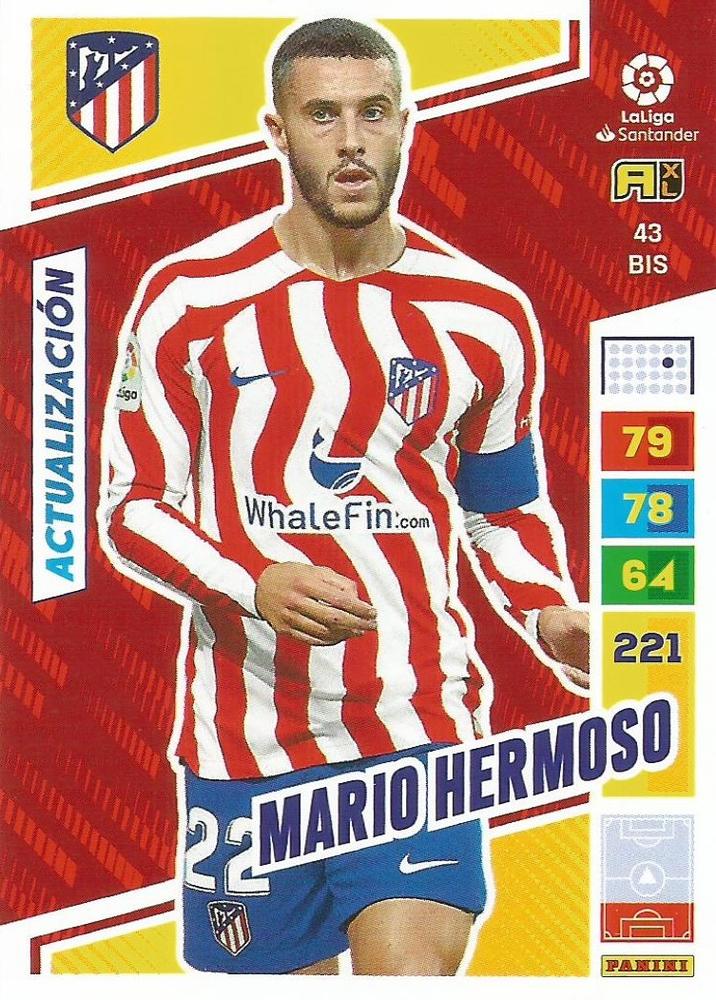 Mario Hermoso 2022 Panini Adrenalyn XL La Liga