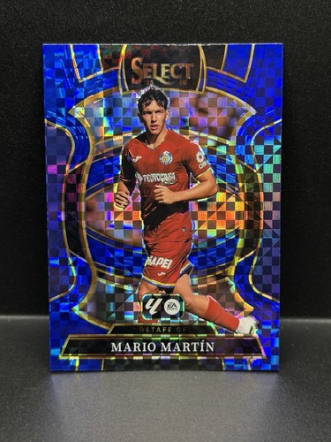 Mario Martin 2025 Panini Select Blue Checker Prizm