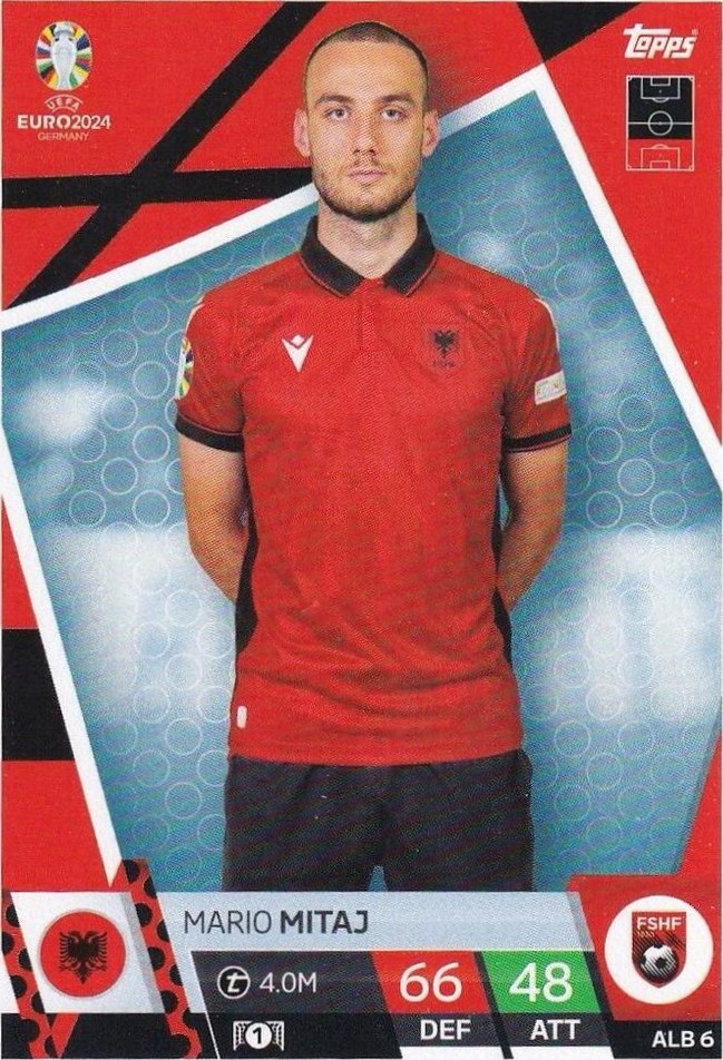 Mario Mitaj 2024 Topps Match Attax UEFA EURO