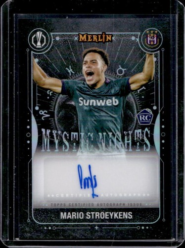 Mario Stroeykens 2024 Topps Merlin Chrome