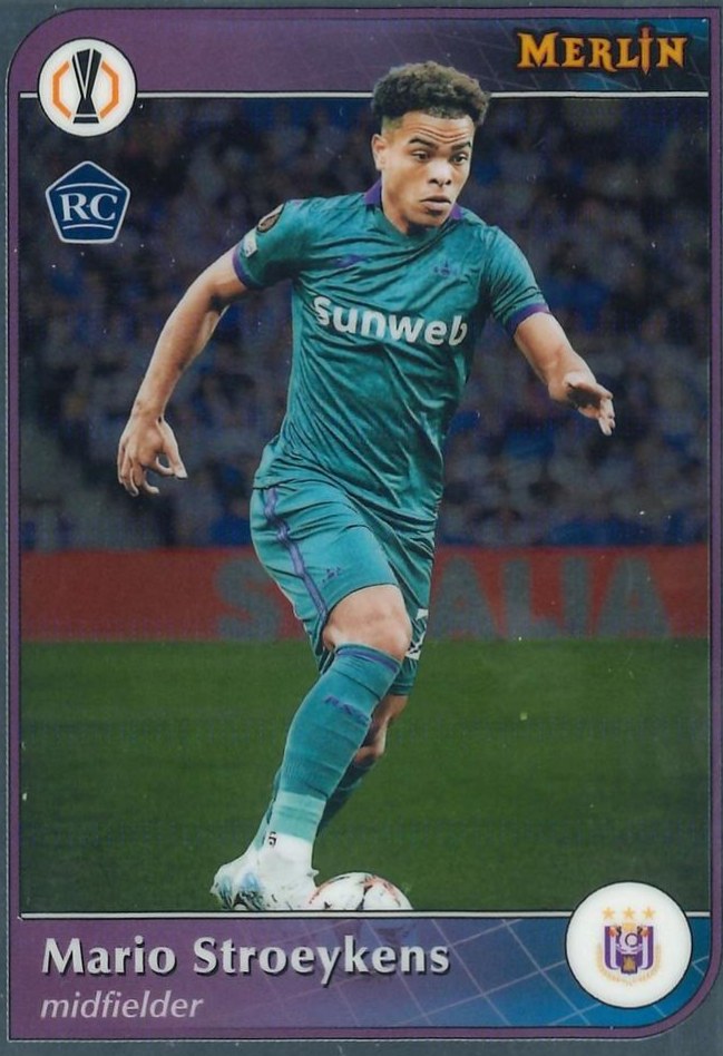 Mario Stroeykens 2024 Topps Merlin UEFA Club Competitions