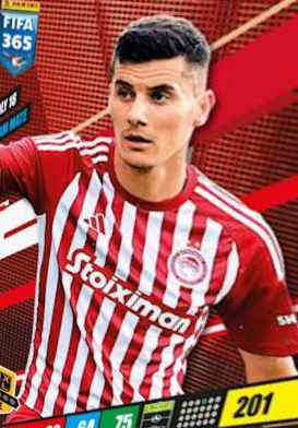 Marios Vrousai 2024 Panini Adrenalyn XL FIFA 365
