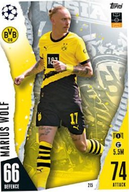 Marius Wolf 2023 Topps Match Attax UEFA Club Competitions