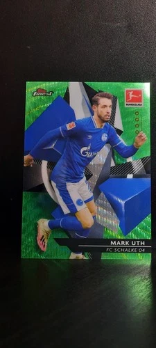 Mark Uth 2021 Topps Finest Green Refractor /99