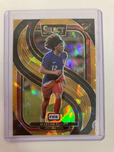 Marlon Fossey 2024 Panini Select Gold Ice /10