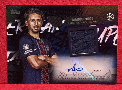 Marquinhos 2025 Topps Buque Insignia Black /10