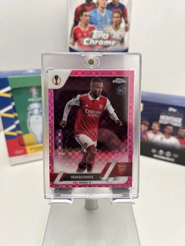 Marquinhos 2022 Topps Chrome Pink X-Fractor /250