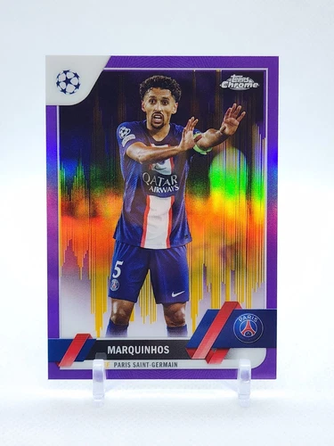 Marquinhos 2023 Topps Chrome Purple & Gold