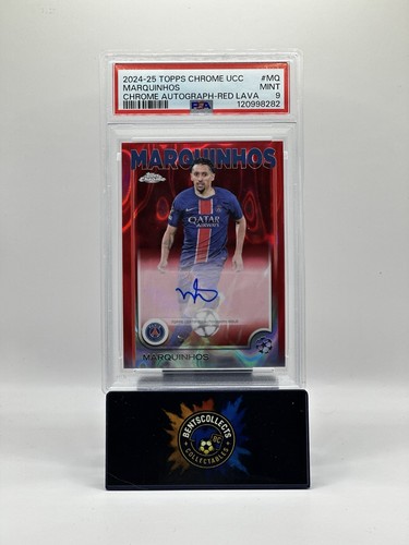Marquinhos 2024 Topps Chrome Red Lava /5