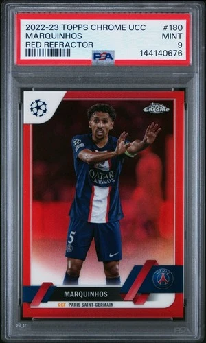 Marquinhos 2022 Topps Chrome Red Refractor /5