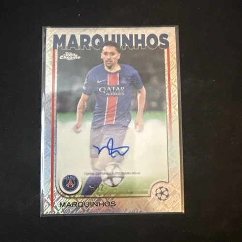 Marquinhos 2024 Topps Chrome Refractor /52