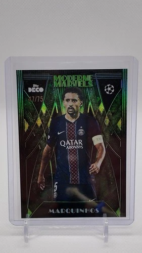 Marquinhos 2024 Topps Deco Green /75