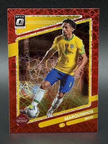 Marquinhos 2021 Panini Donruss Red Velocity Prizm