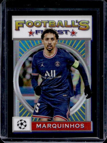 Marquinhos 2021 Panini Finest Black Refractor /25