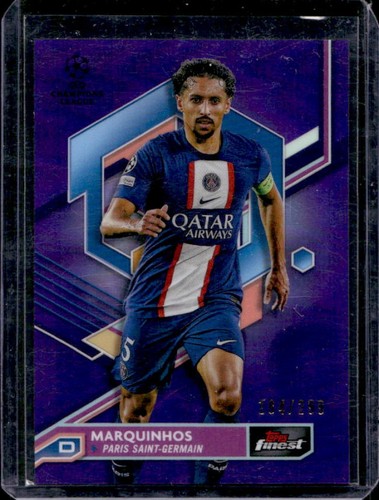 Marquinhos 2022 Topps Finest Purple Refractor /299