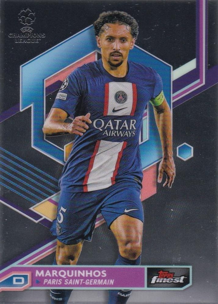 Marquinhos 2022 Topps Finest UEFA 145