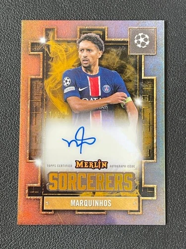 Marquinhos 2024 Topps Merlin Chrome 11/50