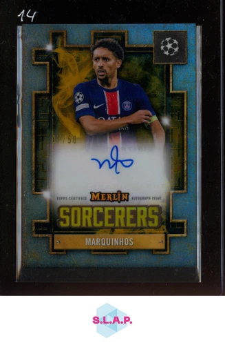 Marquinhos 2024 Topps Merlin Chrome /50