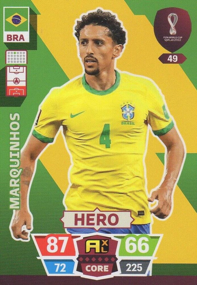 Marquinhos 2022 Panini Adrenalyn XL FIFA World Cup