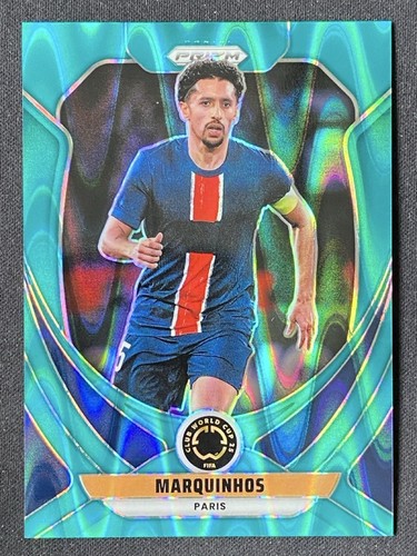 Marquinhos 2024 Panini Prizm Aqua Raywave /49