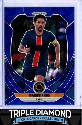 Marquinhos 2025 Panini Prizm Club World Cup Blue Ice Prizm /175