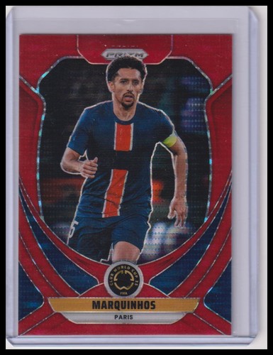 Marquinhos 2025 Panini Prizm Copa Mundial de Clubes de la FIFA Pulsar Rojo /299