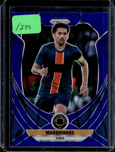 Marquinhos 2025 Panini Prizm FIFA Club World Cup Blue Seismic /275