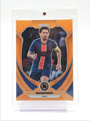 Marquinhos 2025 Panini Prizm FIFA Club World Cup Orange Glitter /99