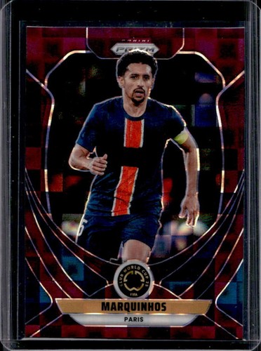 Marquinhos 2025 Panini Prizm Purple Pandora /49