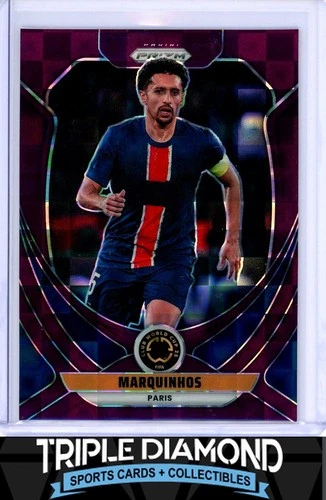 Marquinhos 2025 Panini Prizm Purple Pandora Prizm /49