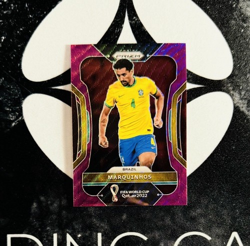 Marquinhos 2022 Panini Prizm World Cup Purple Wave /99