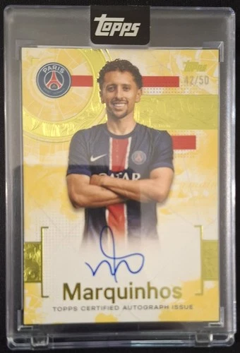 Marquinhos 2025 Topps PSG Exhibition /50