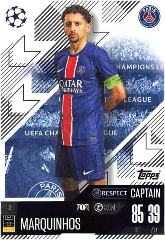 Marquinhos 2024 Topps Match Attax UEFA Club Competitions