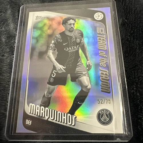 Marquinhos 2025 Topps UCC Flagship 52/75