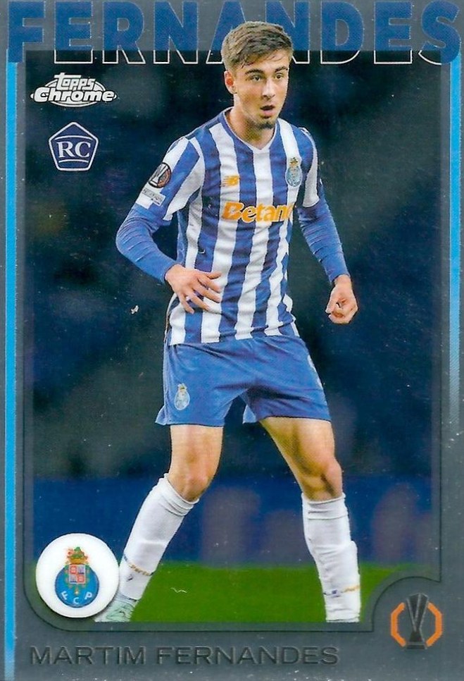 Martim Fernandes 2024 Topps Chrome UEFA Club Competitions