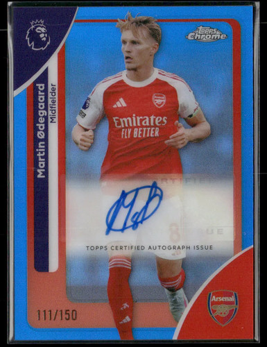 Martin Ødegaard 2026 Topps Chrome Blue /150